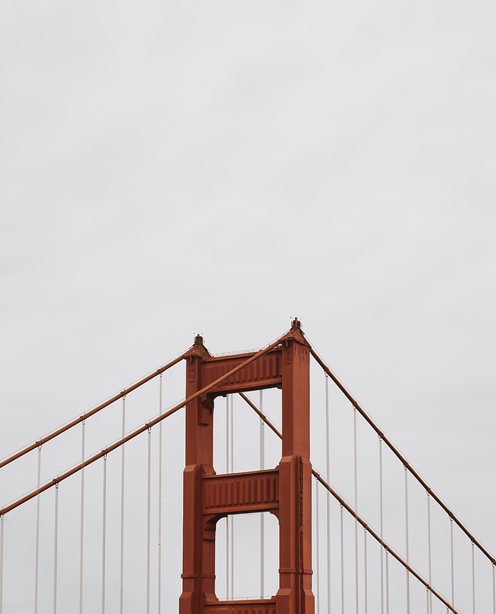Golden Gate Bridge in fog